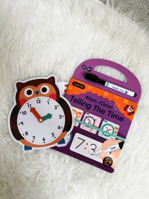  Wipe-clean Telling the Time