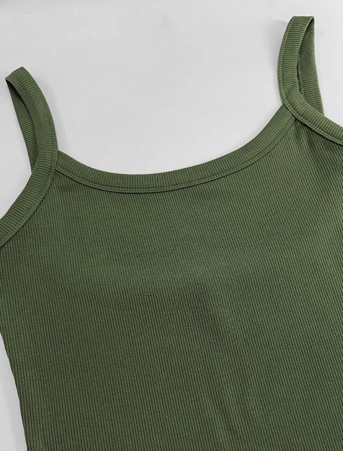 Women Summer Tops Backless Tank Tops Basic Cute 2025 Crew Neck Camisole Spaghetti Strap Going Out Slim Fit Shirts