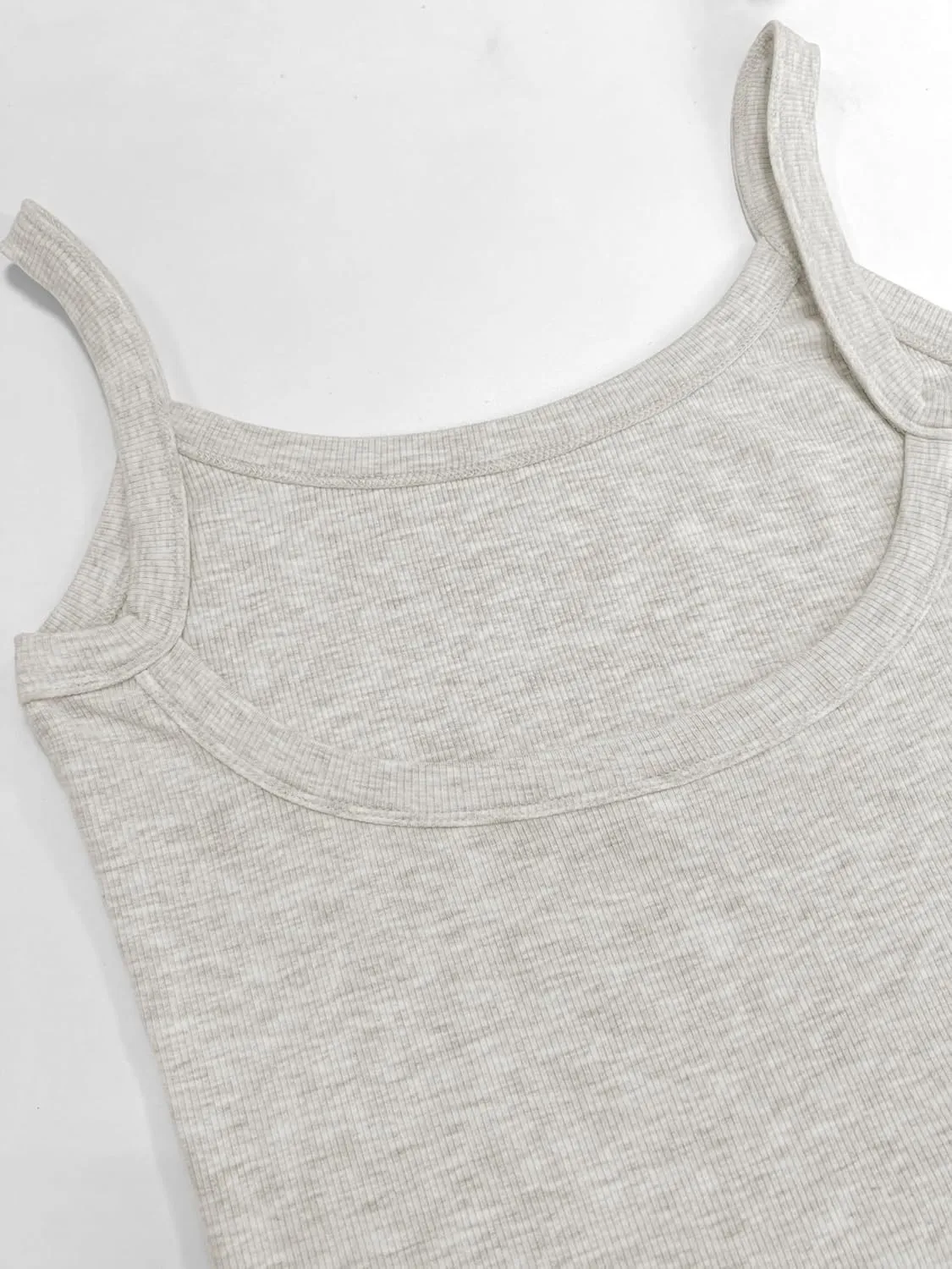 Women Summer Tops Backless Tank Tops Basic Cute 2025 Crew Neck Camisole Spaghetti Strap Going Out Slim Fit Shirts