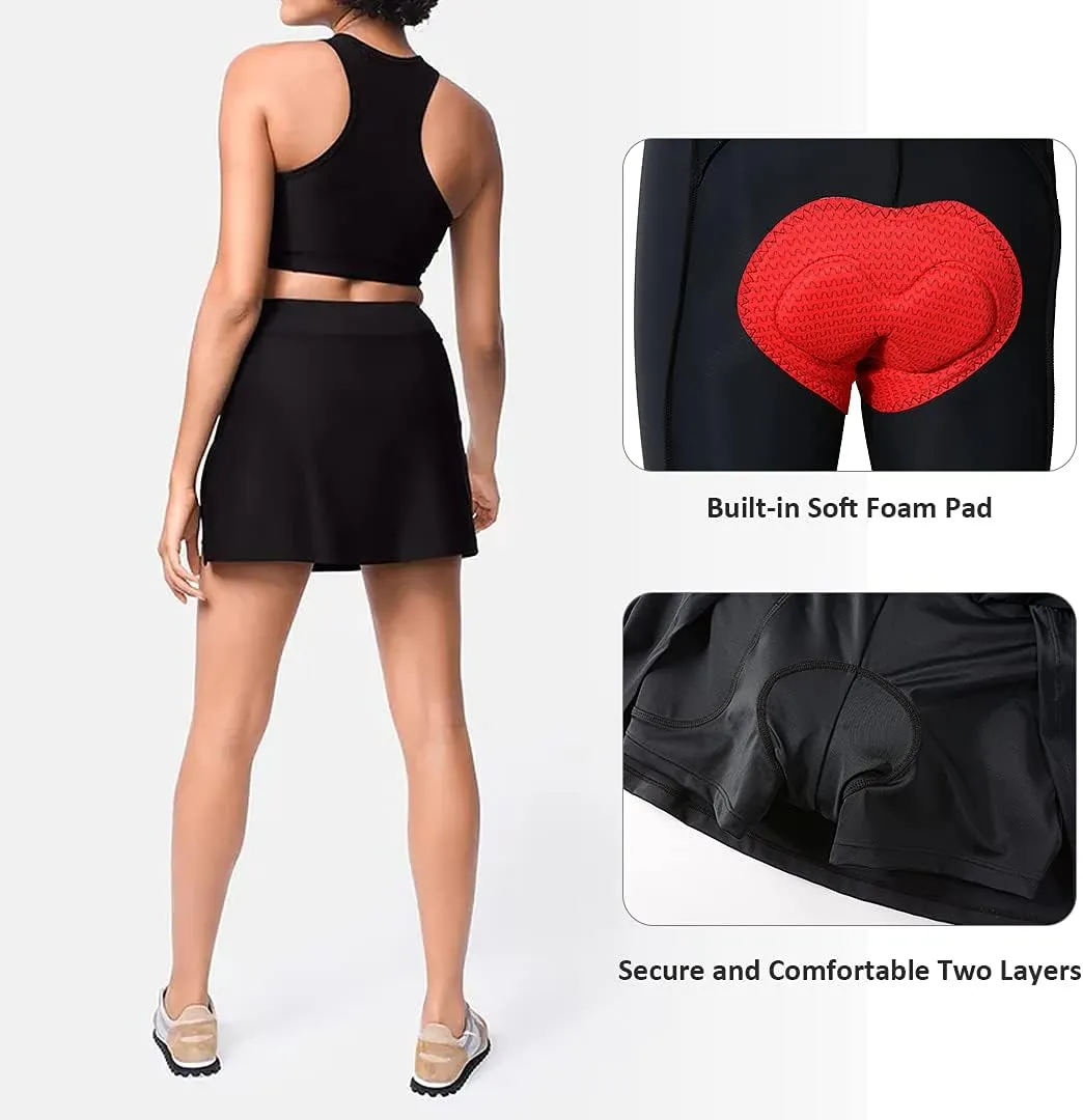 Women's Bike Shorts 3D Padded Cycling Short Pants for MTB Road Bicycle Multi Color