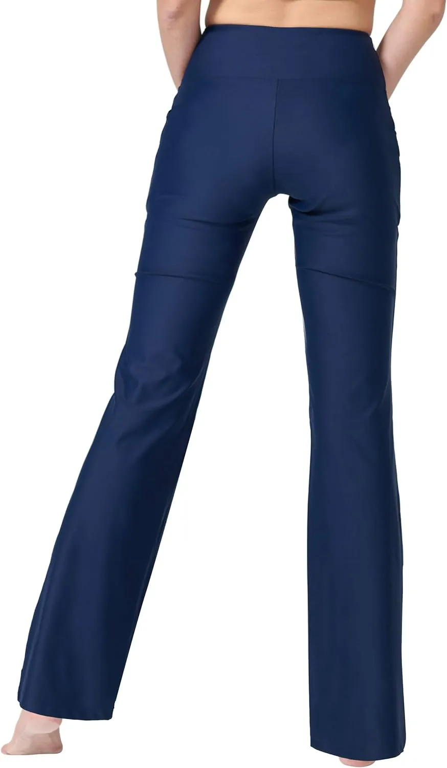 Women's Bootcut Yoga Pants with Pockets High Waist Bootleg Yoga Workout Pants for Women
