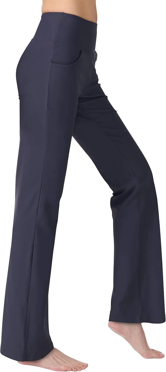 Women's Bootcut Yoga Pants with Pockets High Waist Bootleg Yoga Workout Pants for Women