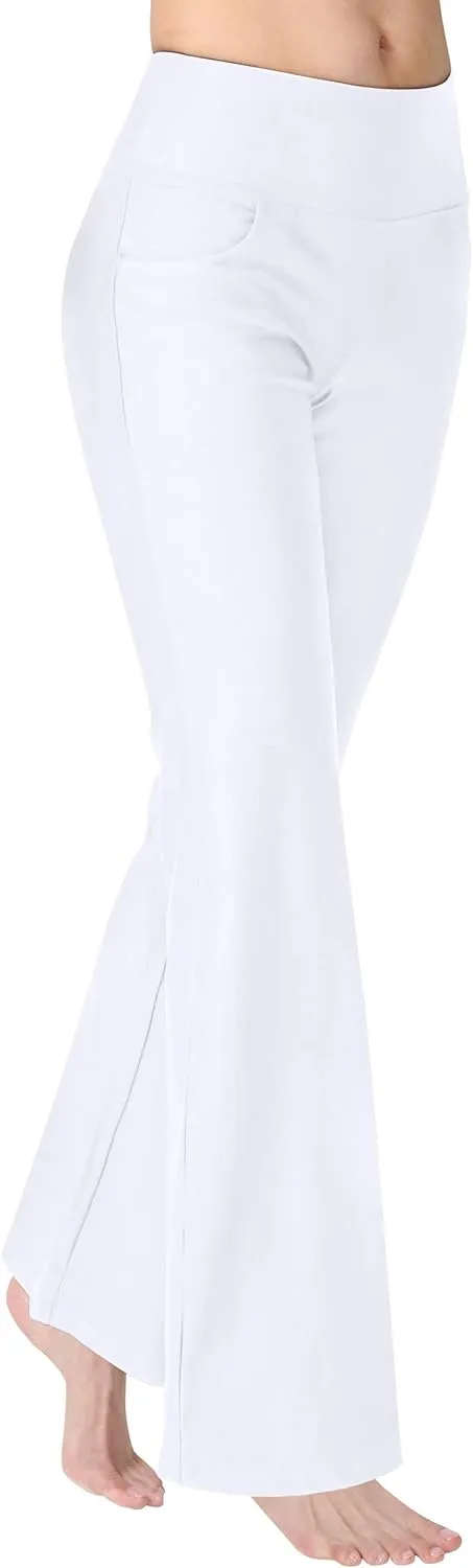 Women's Bootcut Yoga Pants with Pockets High Waist Bootleg Yoga Workout Pants for Women
