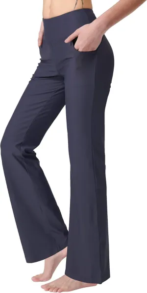 Women's Bootcut Yoga Pants with Pockets High Waist Bootleg Yoga Workout Pants for Women