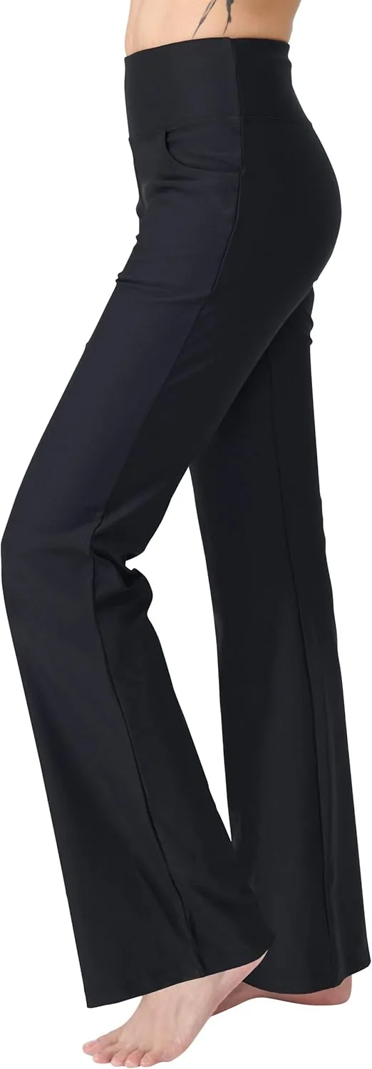 Women's Bootcut Yoga Pants with Pockets High Waist Bootleg Yoga Workout Pants for Women