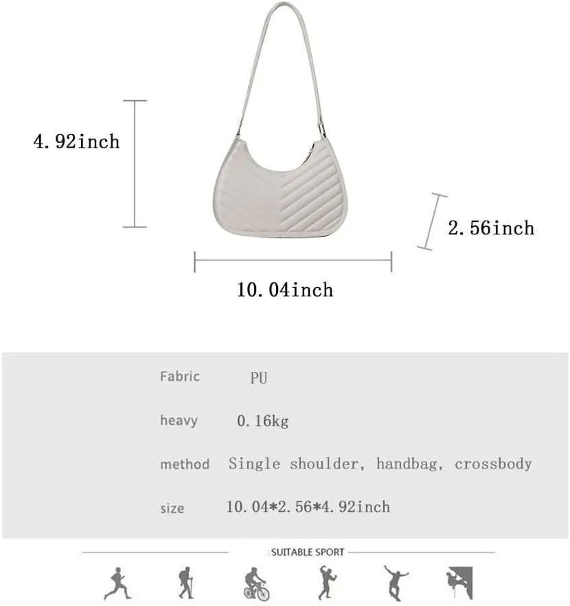 Women's Handbag Versatile Shoulder Bags Small Square Hobo Shoulder Top-Handle Bags