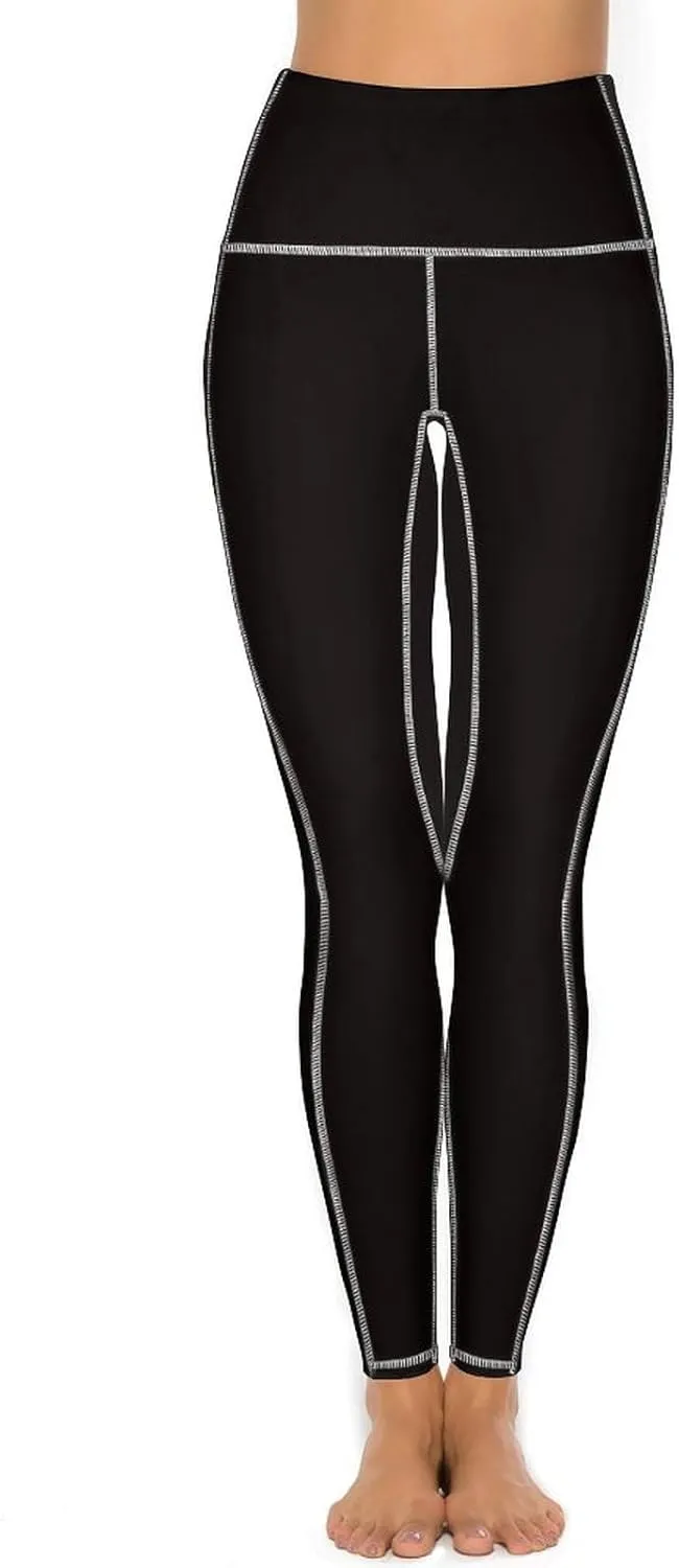 Women's High Waist Yoga Leggings with 2 Pockets Tummy Control Workout Running Yoga Pants