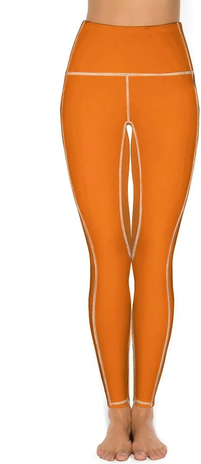 Women's High Waist Yoga Leggings with 2 Pockets Tummy Control Workout Running Yoga Pants