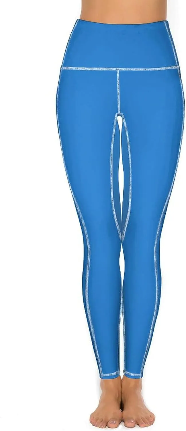 Women's High Waist Yoga Leggings with 2 Pockets Tummy Control Workout Running Yoga Pants