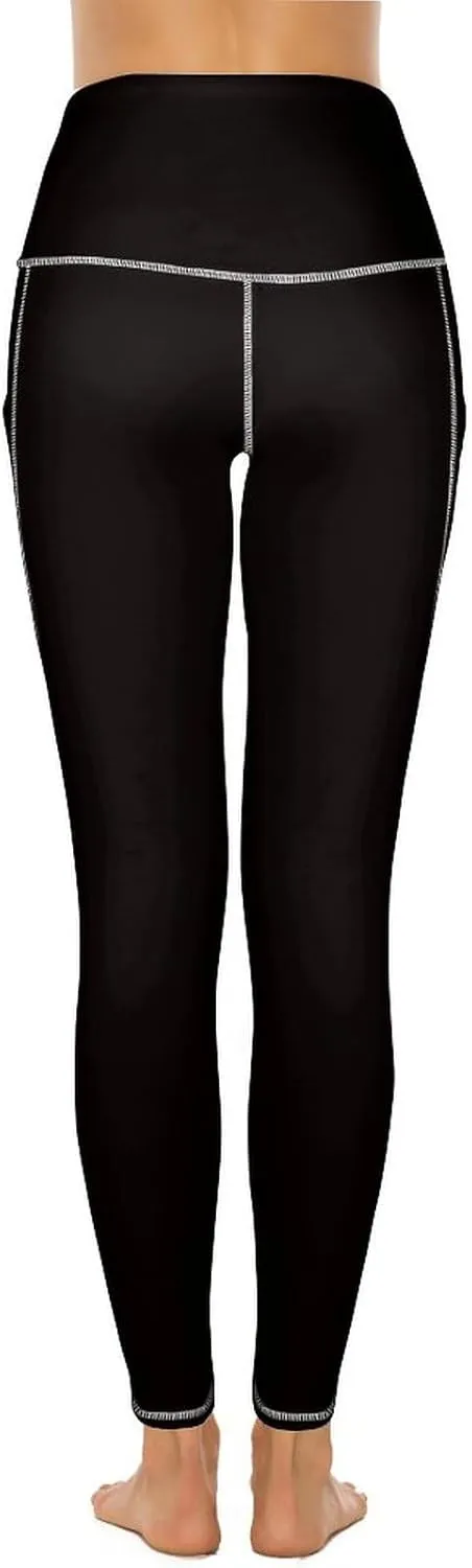 Women's High Waist Yoga Leggings with 2 Pockets Tummy Control Workout Running Yoga Pants