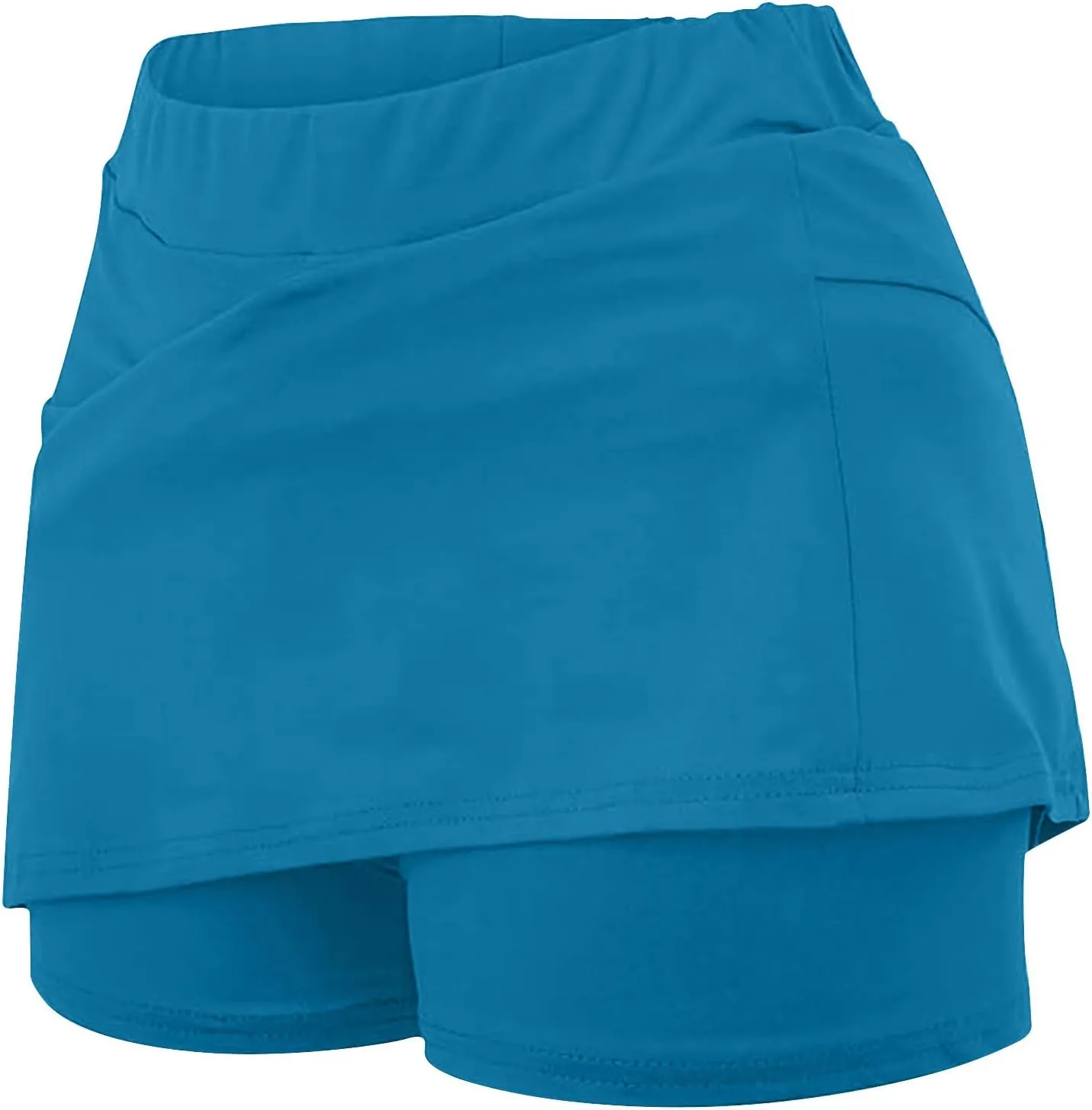 Womens High Waisted Skorts 2024 Plus Size Gym Athletic Workout Running Sports Skirt Shorts