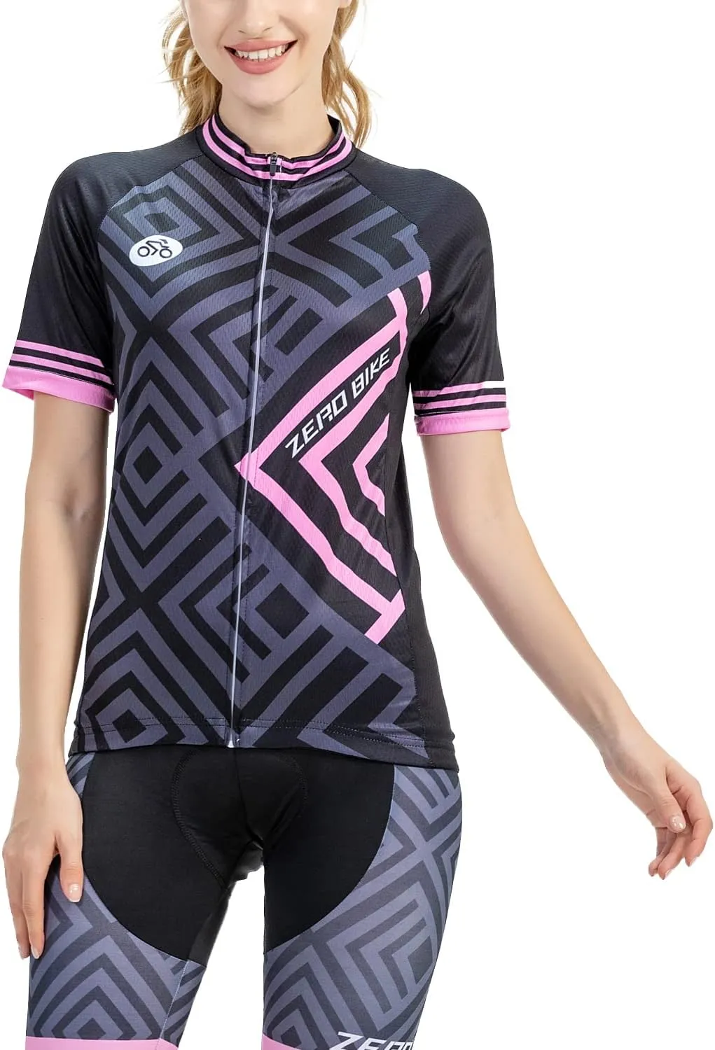 Women's Short Sleeve Cycling Jersey Jacket Cycling Shirt Quick Dry Breathable Mountain Clothing Bike Top