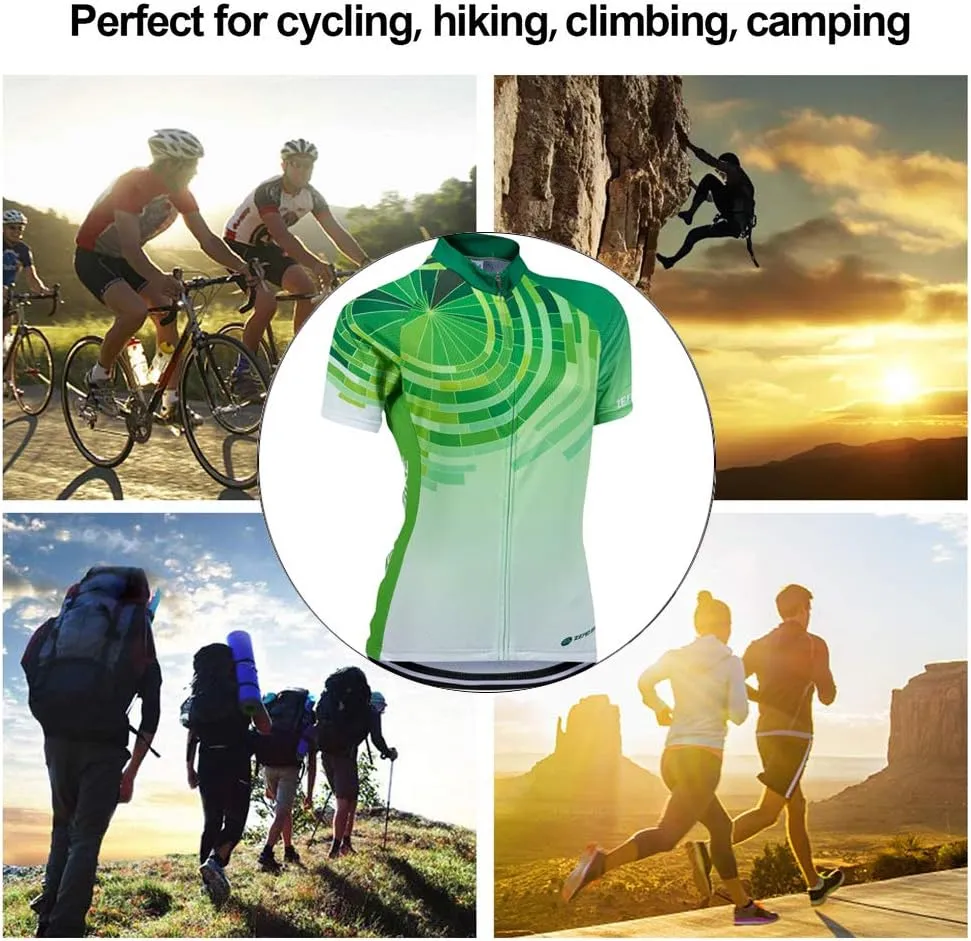 Women's Short Sleeve Cycling Jersey Jacket Cycling Shirt Quick Dry Breathable Mountain Clothing Bike Top