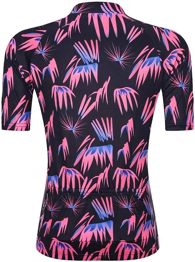 Women's Short Sleeve Cycling Jersey Jacket Cycling Shirt Quick Dry Breathable Mountain Clothing Bike Top