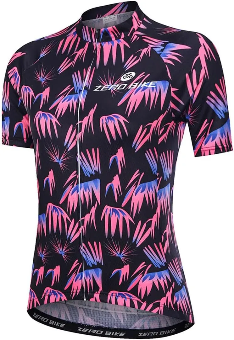 Women's Short Sleeve Cycling Jersey Jacket Cycling Shirt Quick Dry Breathable Mountain Clothing Bike Top