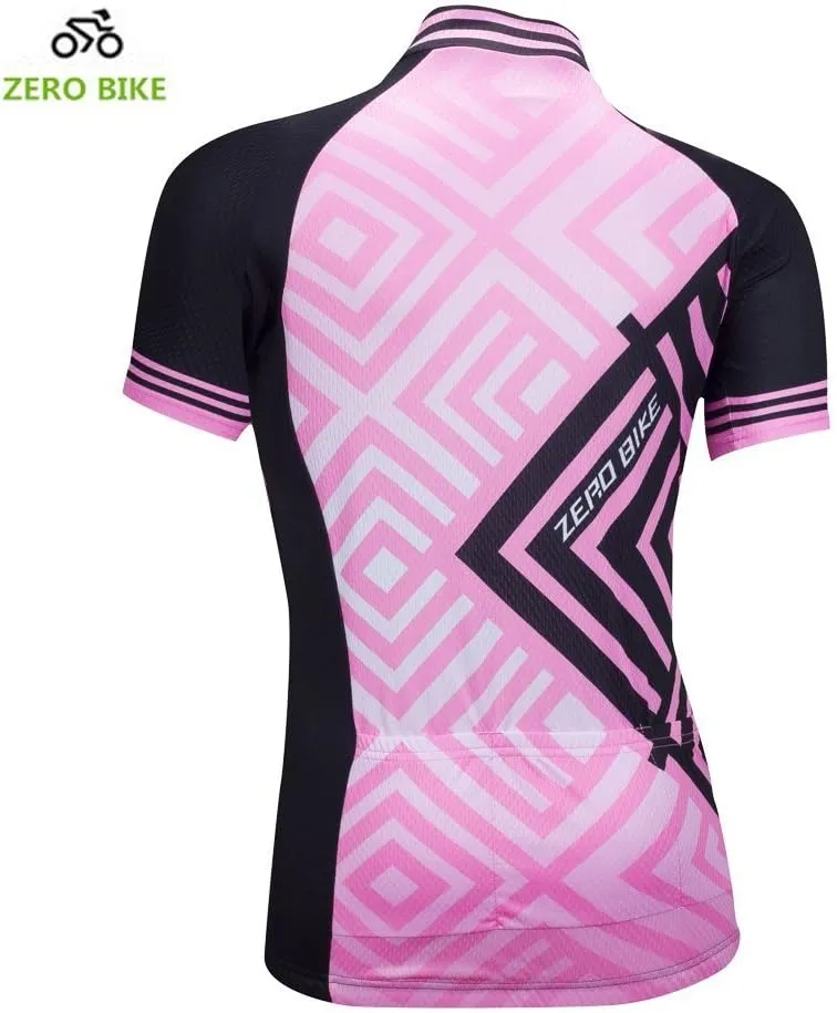 Women's Short Sleeve Cycling Jersey Jacket Cycling Shirt Quick Dry Breathable Mountain Clothing Bike Top