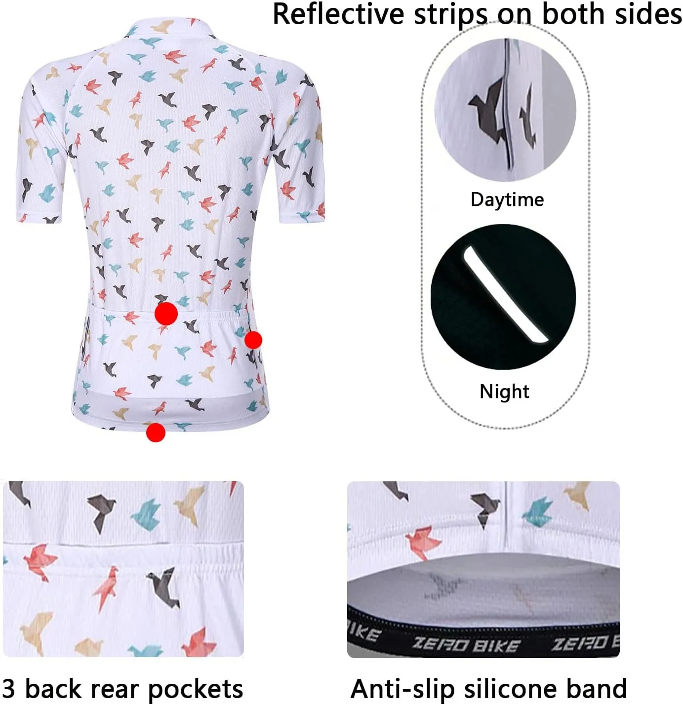 Women's Short Sleeve Cycling Jersey Jacket Cycling Shirt Quick Dry Breathable Mountain Clothing Bike Top