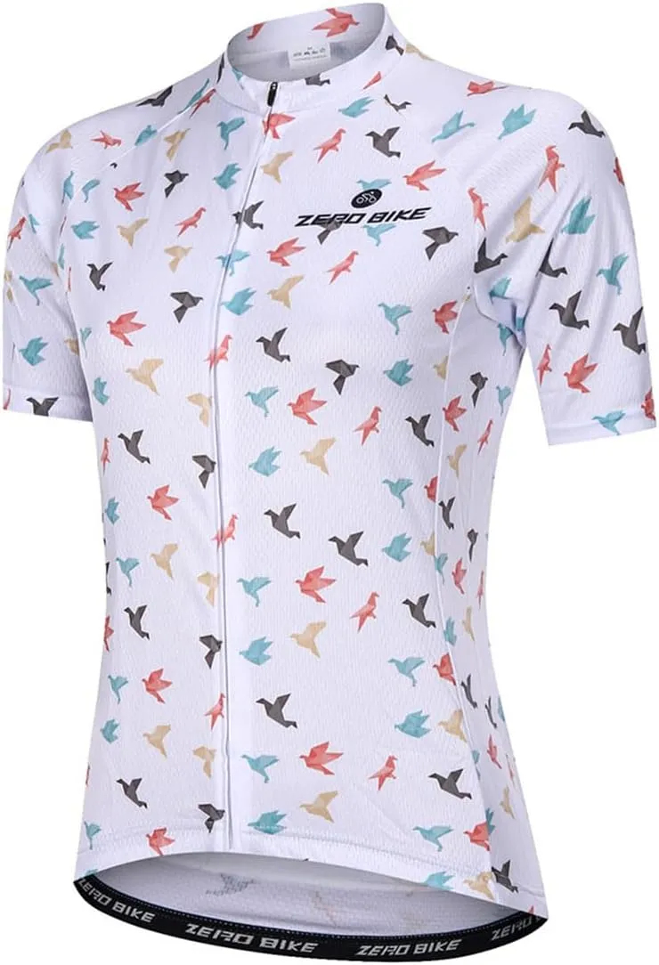 Women's Short Sleeve Cycling Jersey Jacket Cycling Shirt Quick Dry Breathable Mountain Clothing Bike Top