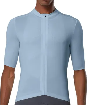 YKYWBIKE Cycling Jersey Men Aero Race Fit, Road Bike Jersey Short Sleeved,Moisture Wicking, Breathable,Zip Pocket,UPF50 
