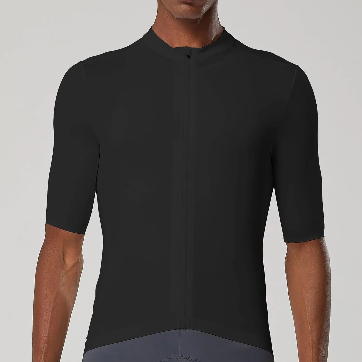 YKYWBIKE Cycling Jersey Men Aero Race Fit, Road Bike Jersey Short Sleeved,Moisture Wicking, Breathable,Zip Pocket,UPF50 