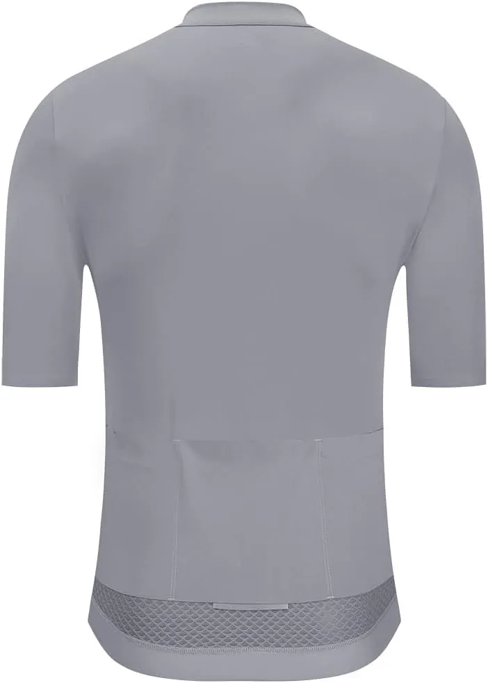 YKYWBIKE Cycling Jersey Men Aero Race Fit, Road Bike Jersey Short Sleeved,Moisture Wicking, Breathable,Zip Pocket,UPF50 