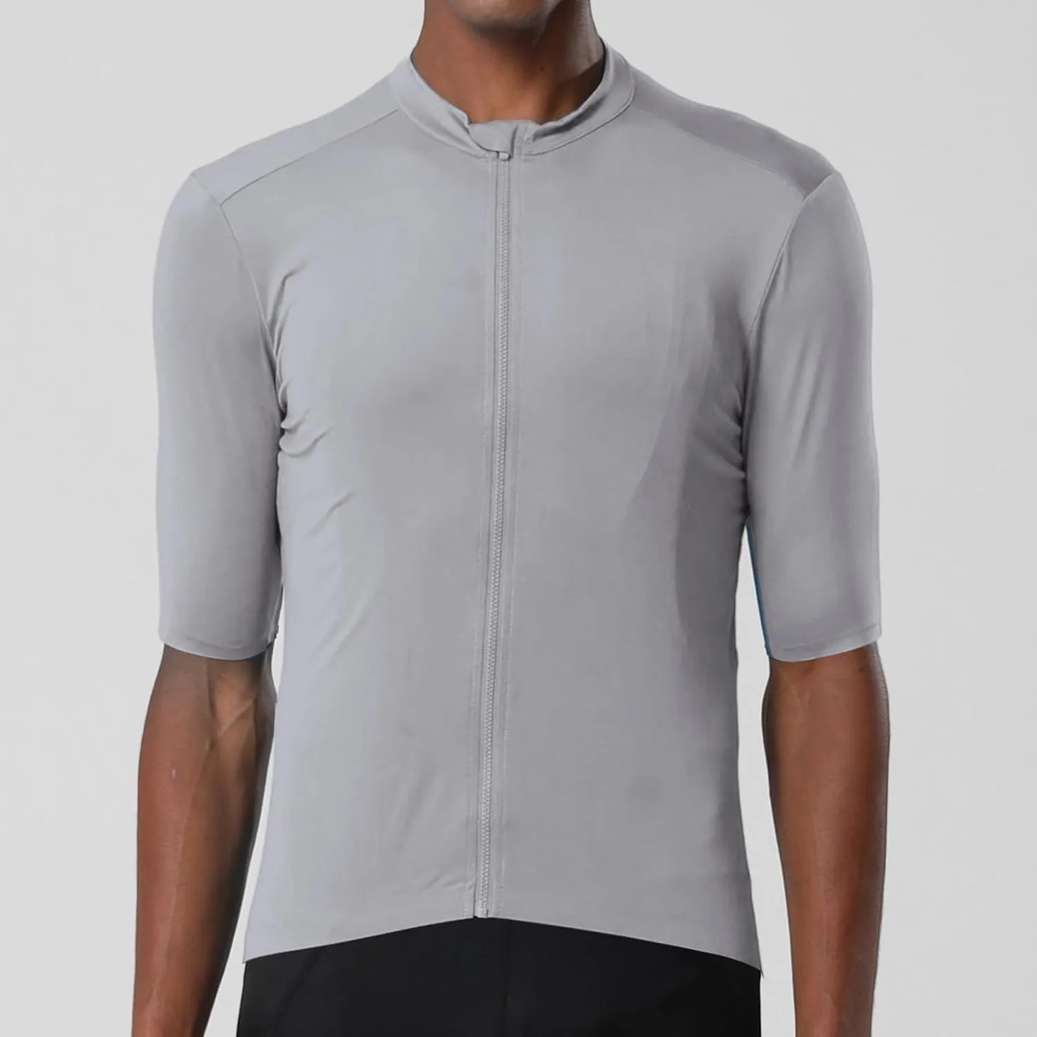 YKYWBIKE Cycling Jersey Men Aero Race Fit, Road Bike Jersey Short Sleeved,Moisture Wicking, Breathable,Zip Pocket,UPF50 
