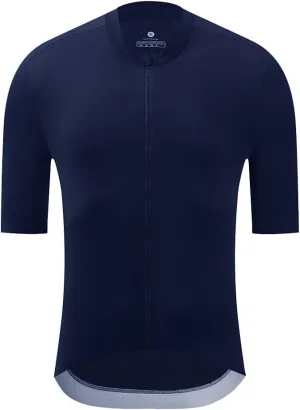 YKYWBIKE Cycling Jersey Men Aero Race Fit, Road Bike Jersey Short Sleeved,Moisture Wicking, Breathable,Zip Pocket,UPF50 