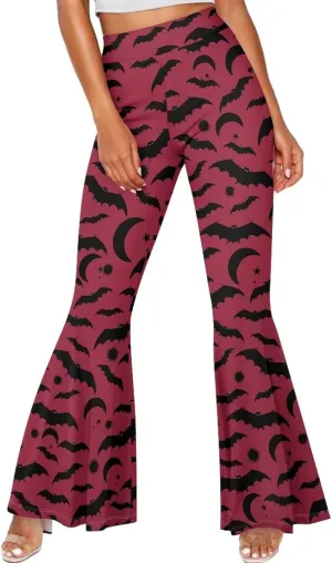 Yoga Pants Women Flared Leggings Tummy Control High Waist Bell Bottom Trousers Plus Size Sports Pants Pilates Slack